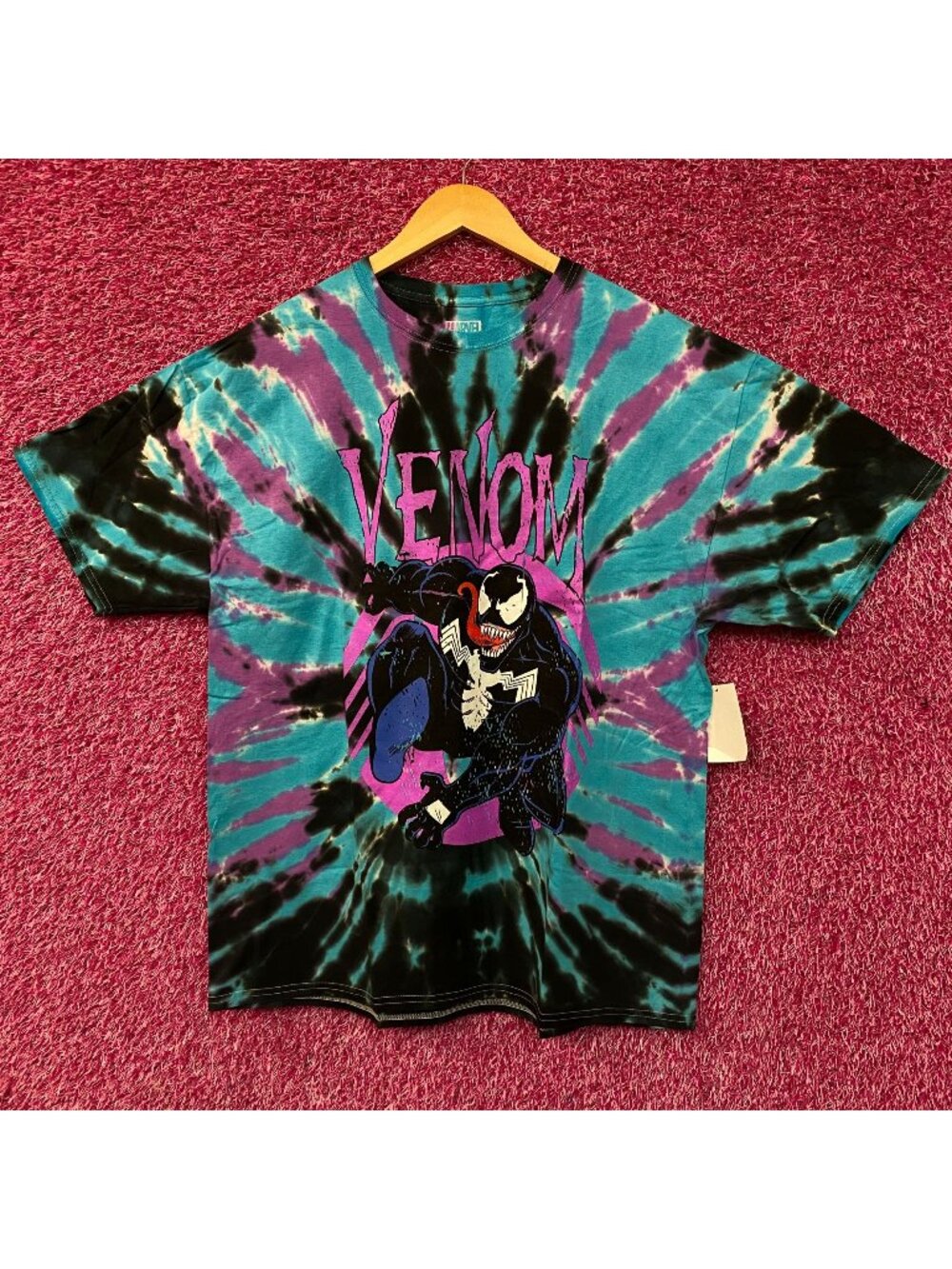 Marvel Venom The Alien Symbiote Tie Dye T-Shirt XL